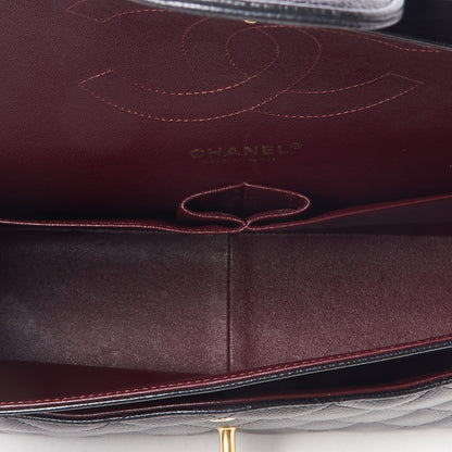 Chanel Caviar Quilted Jumbo Double Flap Black 7 of 10