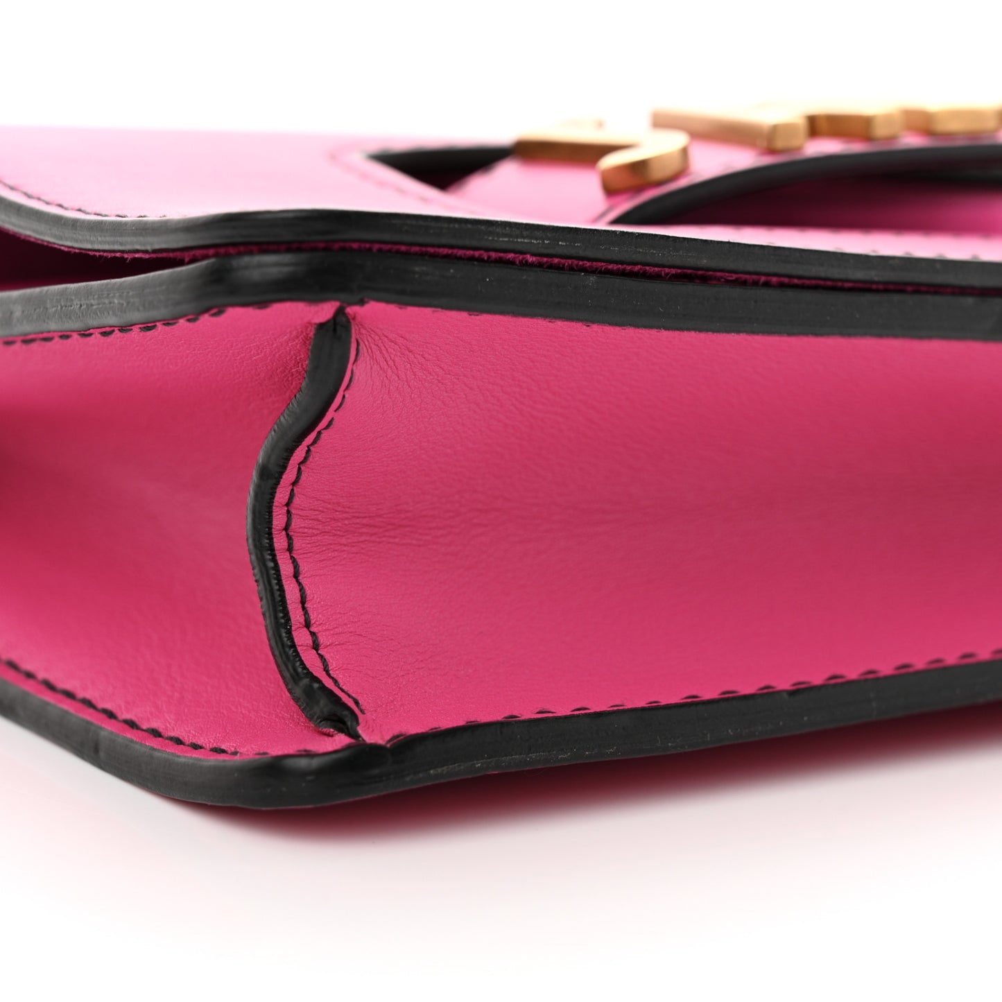 Calfskin J'Adior Chain Flap Bag Fuchsia