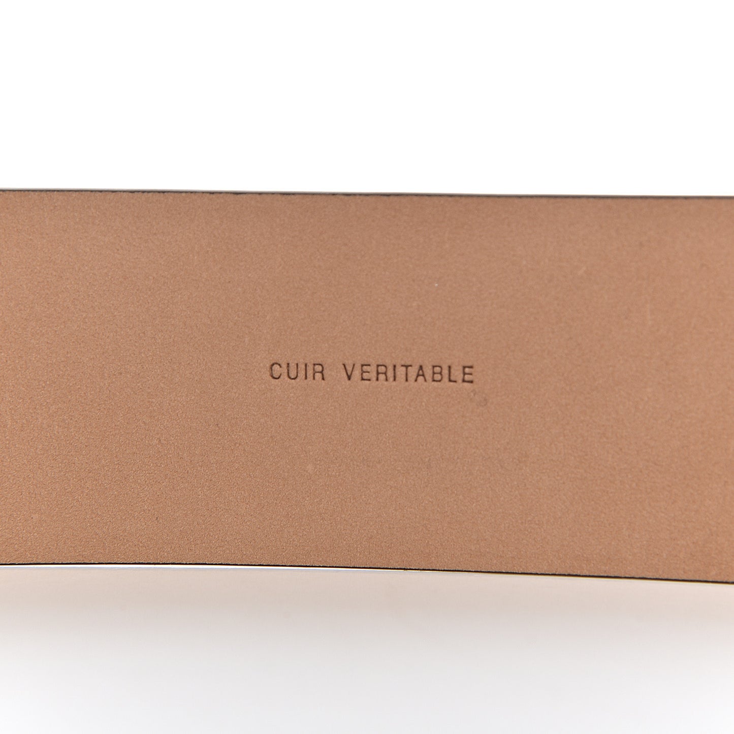 Calfskin CC Belt 85 34 Dark Brown