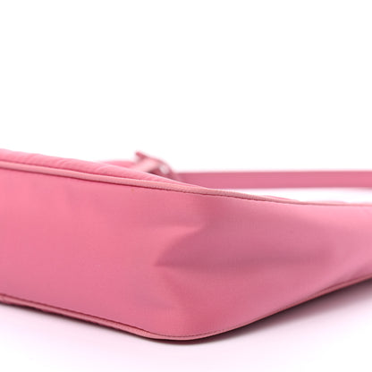 Prada Re-Nylon Saffiano Mini Re-Edition 2005 Bag Rosa 6 of 10