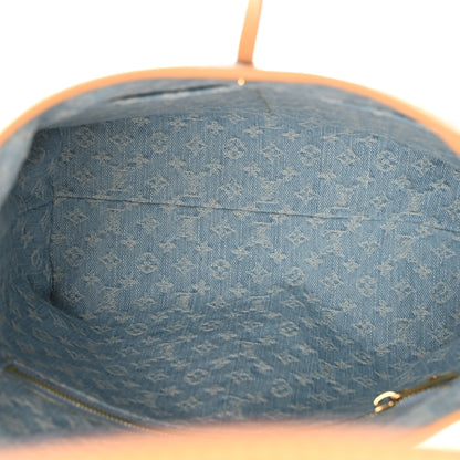 Louis Vuitton Monogram Denim CarryAll PM Sky Blue 6 of 11