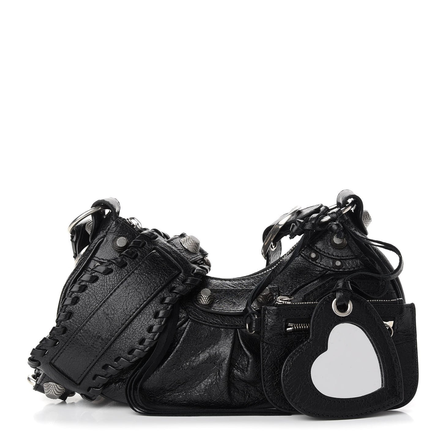 Agneau Arena Le Cagole Shoulder Bag XS Black
