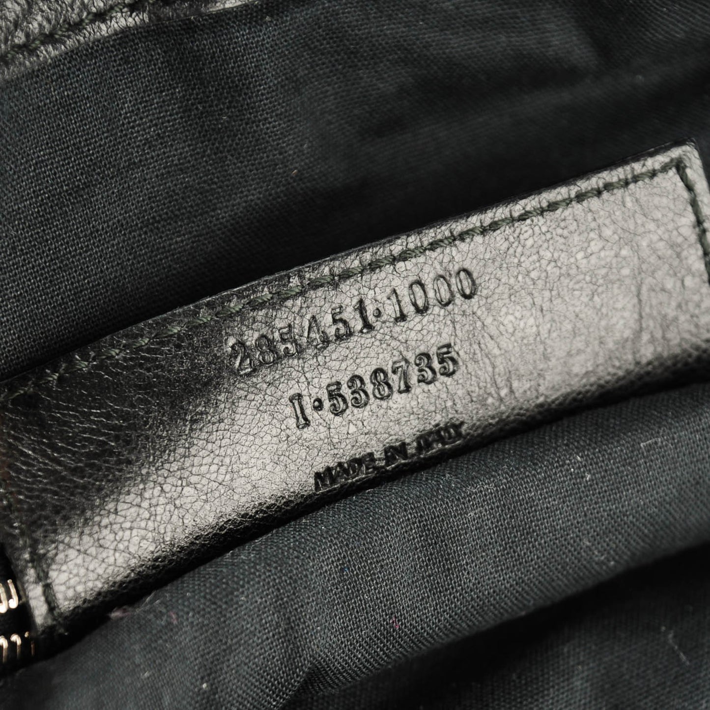 Agneau Giant 12 Silver Hardware Work Black