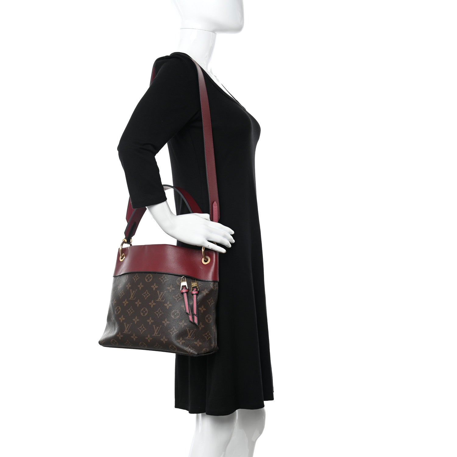 Louis Vuitton Monogram Tuileries Besace Rose Bruyere 2 of 10