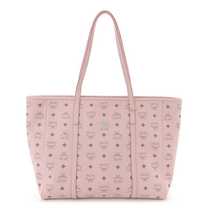 MCM Visetos Toni Shopper Tote Powder Pink 1 of 13