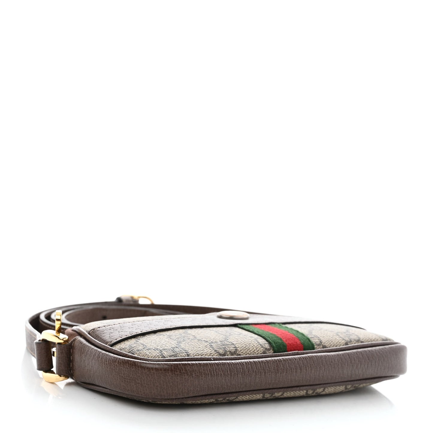 GG Supreme Monogram Web Mini Ophidia GG Bag Brown