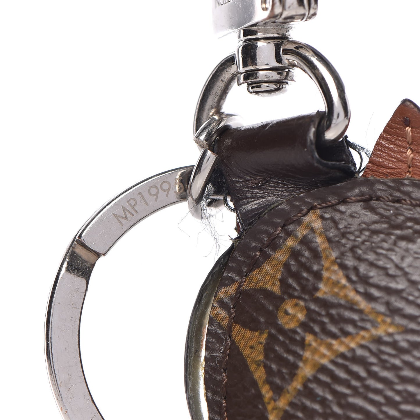 Monogram Dog Bag Charm Key Holder