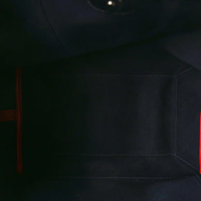 Christian Louboutin Denim Frangibus Printed Tote Dark Blue Multicolor 5 of 8