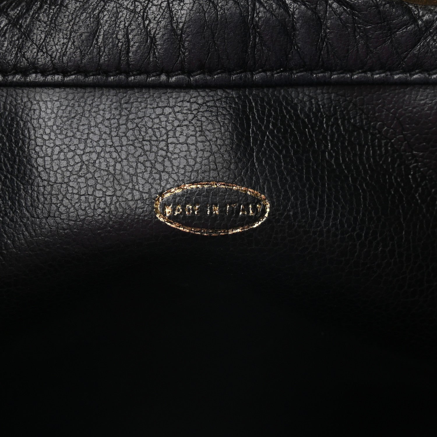 Chanel Lambskin CC Stitched Drawstring Bucket Bag Black 8 of 13