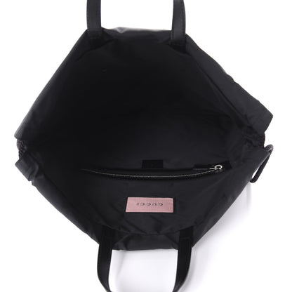 Gucci Calfskin Small GucciGhost Drawstring Backpack Black 4 of 10