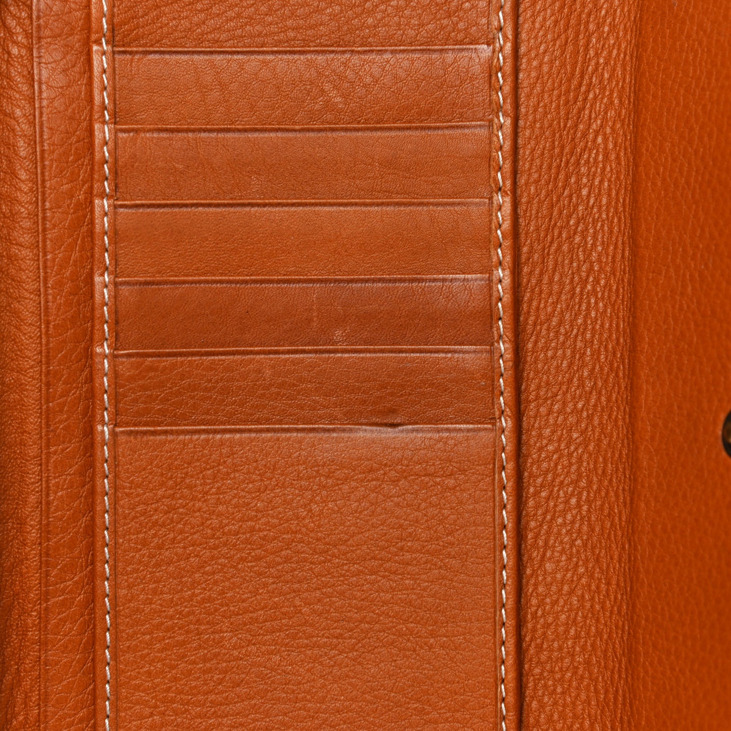 Calfskin Saddle Wallet Brown