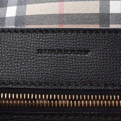 Burberry Calfskin Crest Embossed Small Tote Black 6 of 7