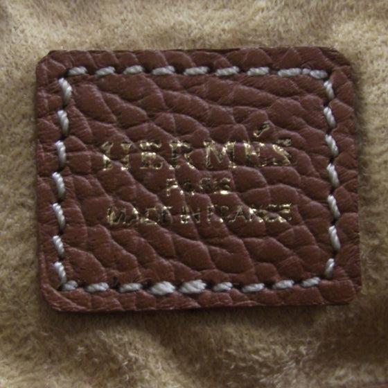 Hermes Leather Tote Brown 8 of 8