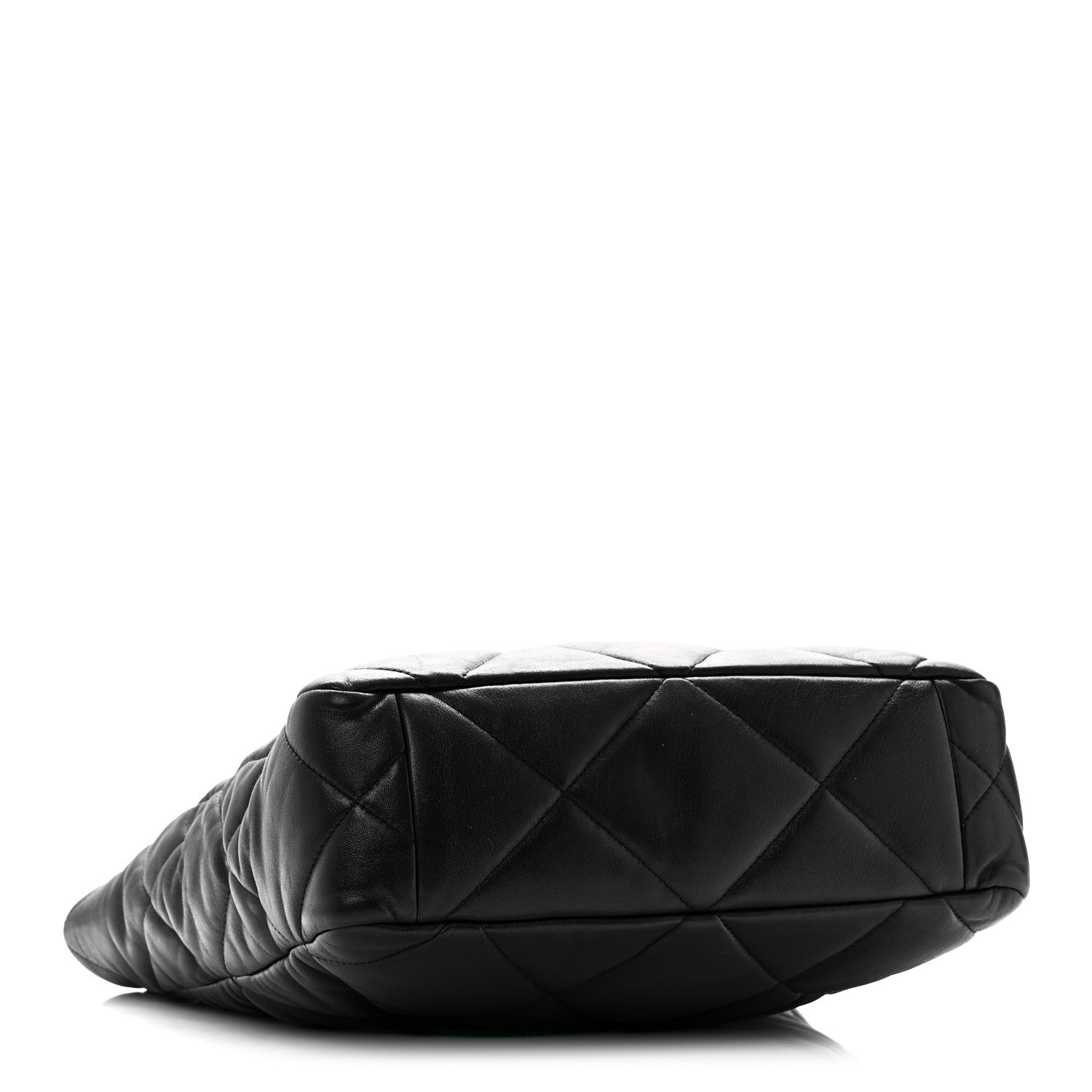 Chanel Lambskin Quilted Chanel 19 Shopping Bag Black 4 of 10