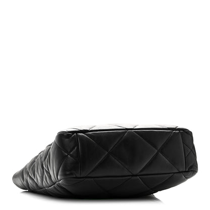 Chanel Lambskin Quilted Chanel 19 Shopping Bag Black 4 of 10
