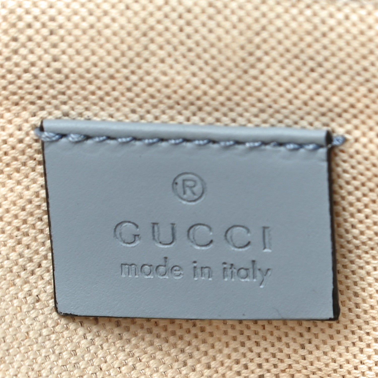 Gucci Canvas Flora Knight Zip Pouch Dusty Blue 6 of 10