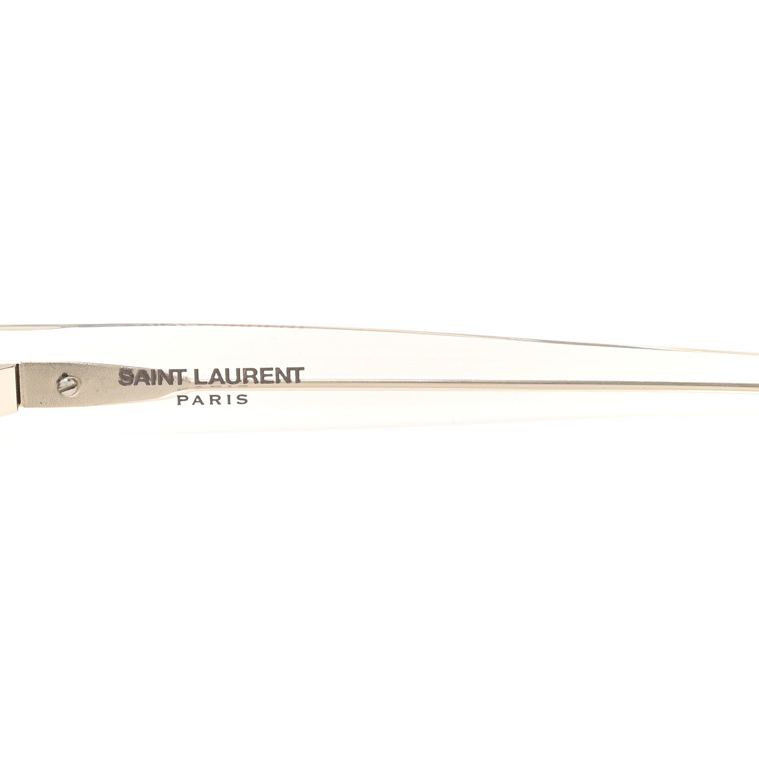 Saint Laurent Acetate Square Sunglasses SL M68 Transparent 6 of 7