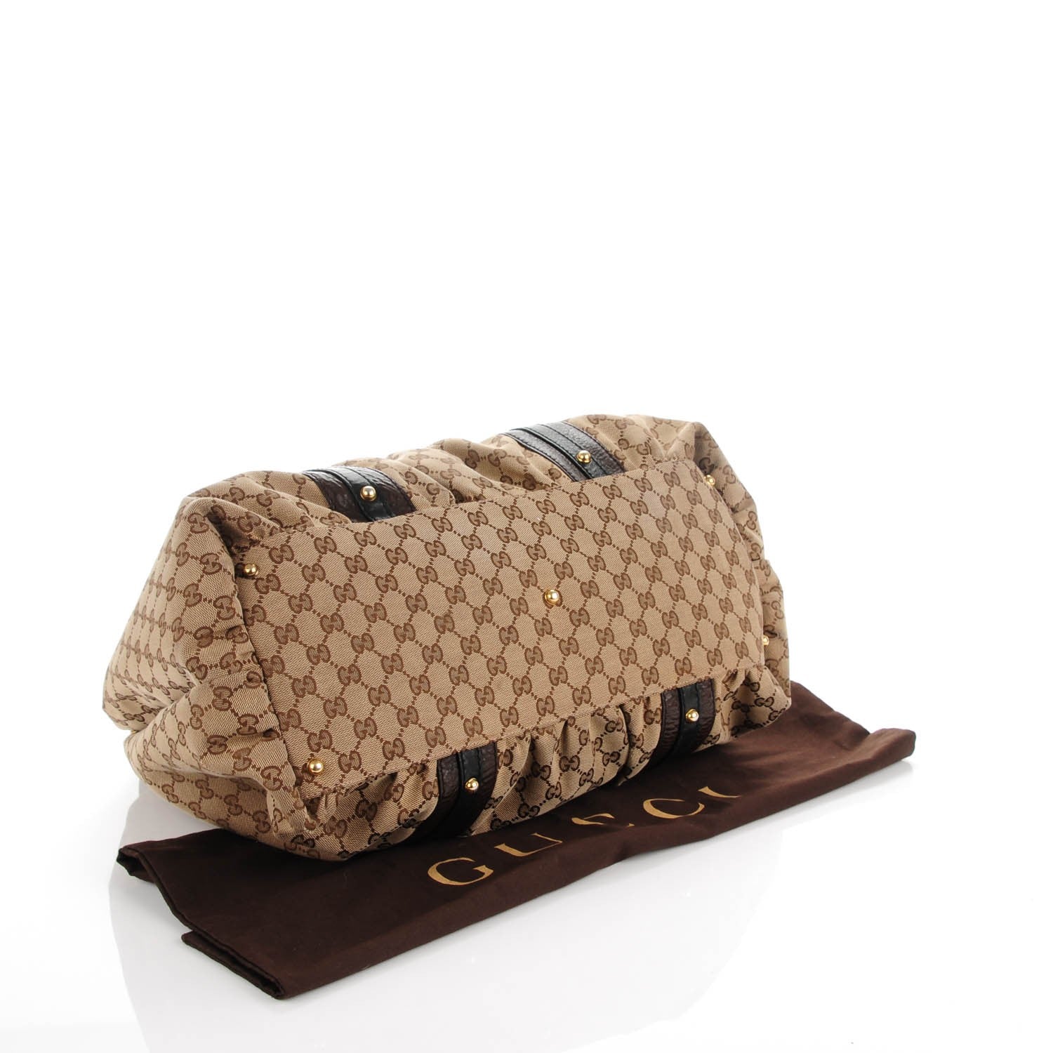 Gucci Monogram Medium Interlocking Icon Tote Dark Brown 4 of 7