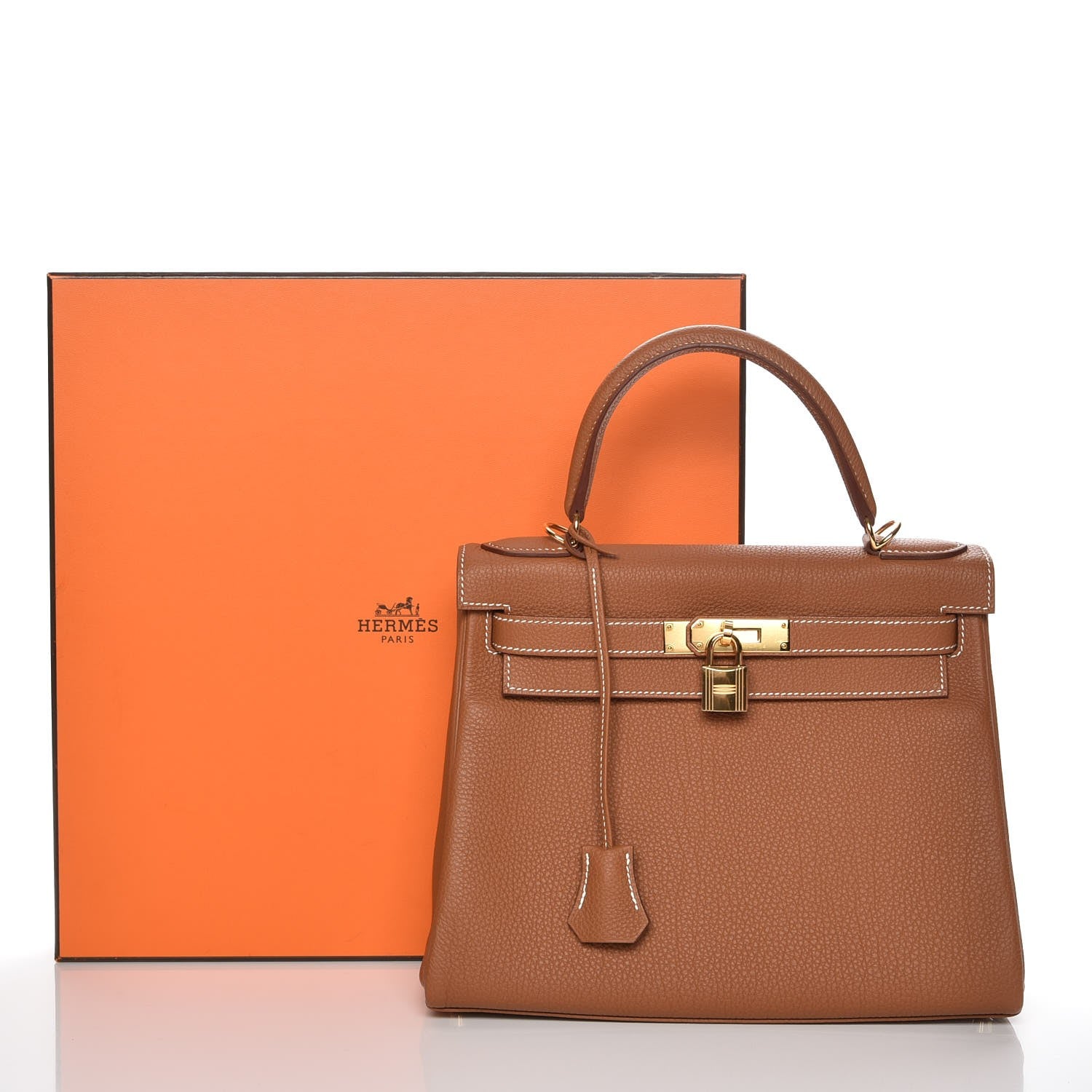 Hermes Togo Kelly Retourne 28 Gold 26 of 26