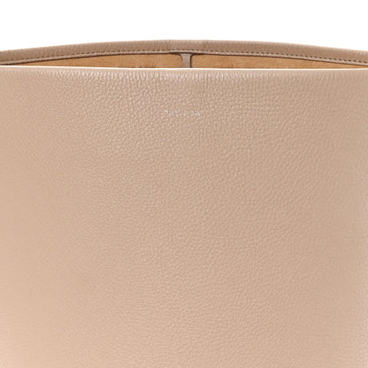 The Row Grained Calfskin Medium N/S Park Tote Dark Taupe 7 of 9