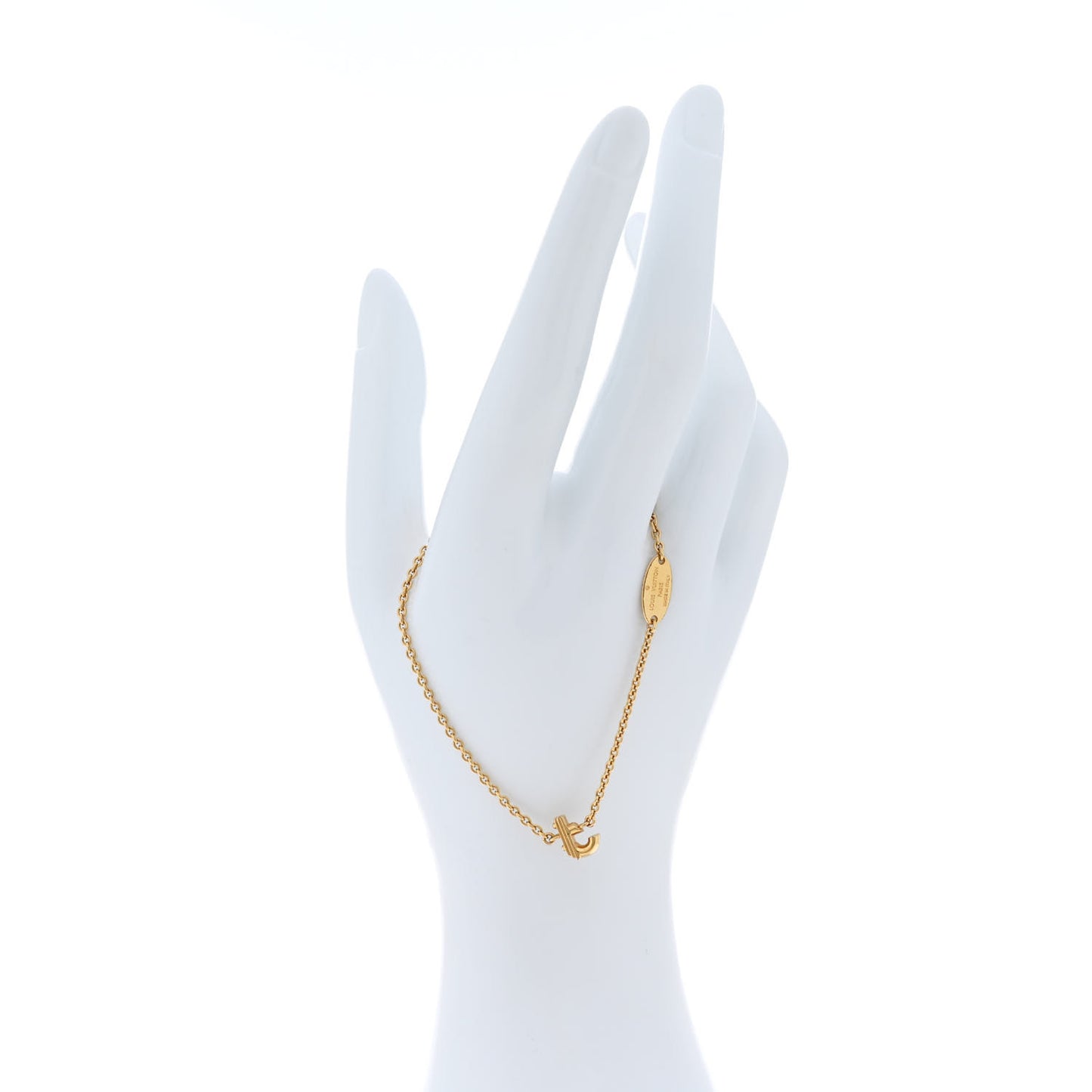 LV And Me Letter F Bracelet Gold