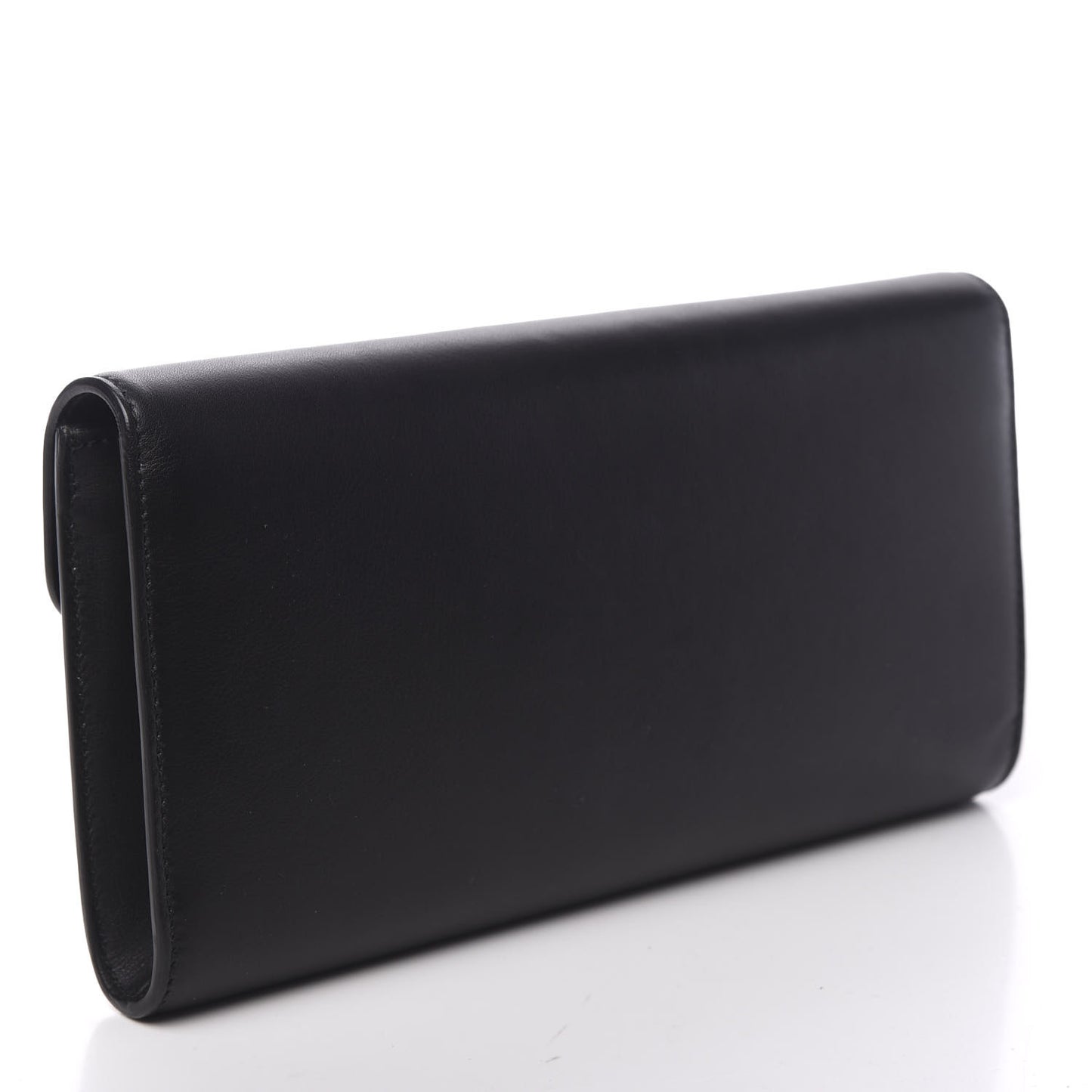 Calfskin Pearly GG Marmont Clutch Black