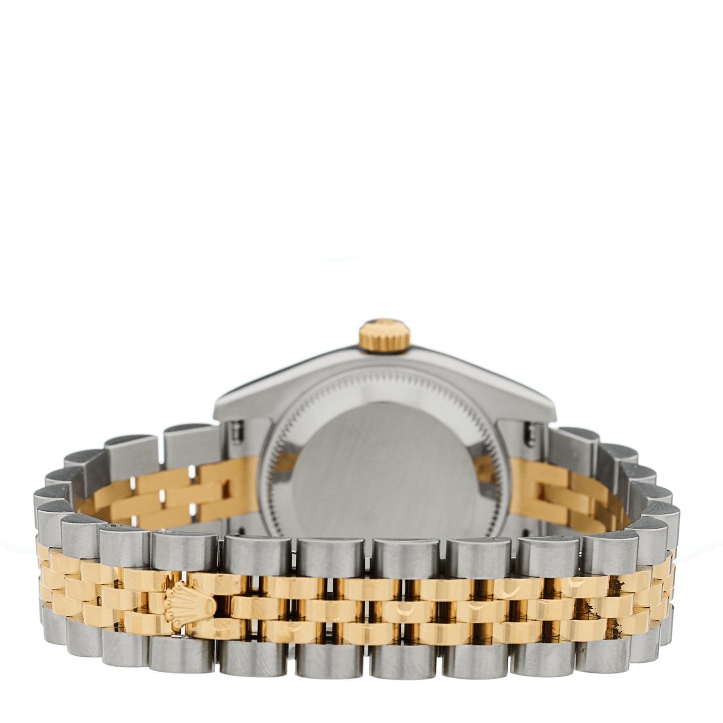 Stainless Steel 18K Yellow Gold Diamond Mother of Pearl 26mm Oyster Perpetual Datejust Watch 179173