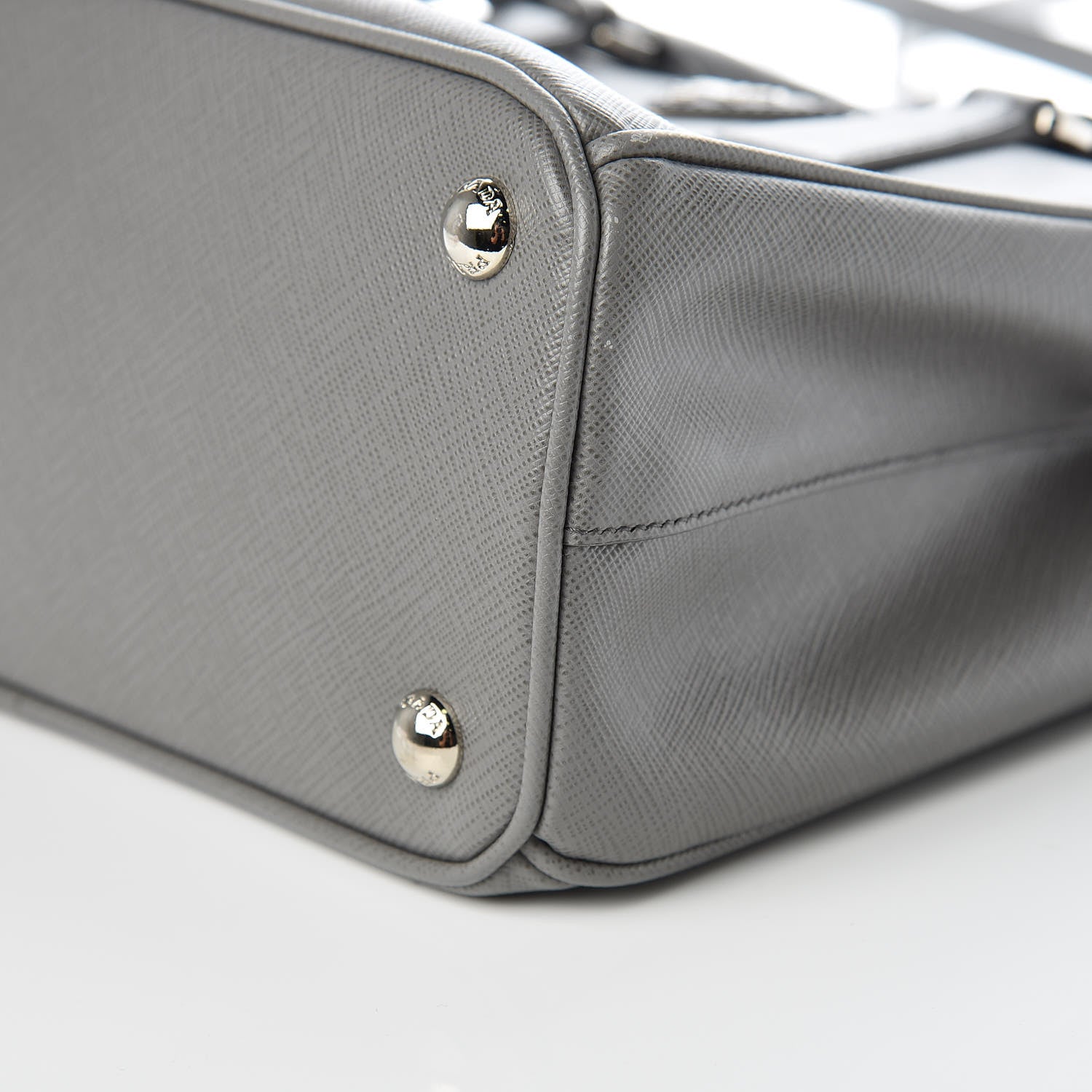 Prada Saffiano Mini Galleria Double Zip Tote Marmo 10 of 10