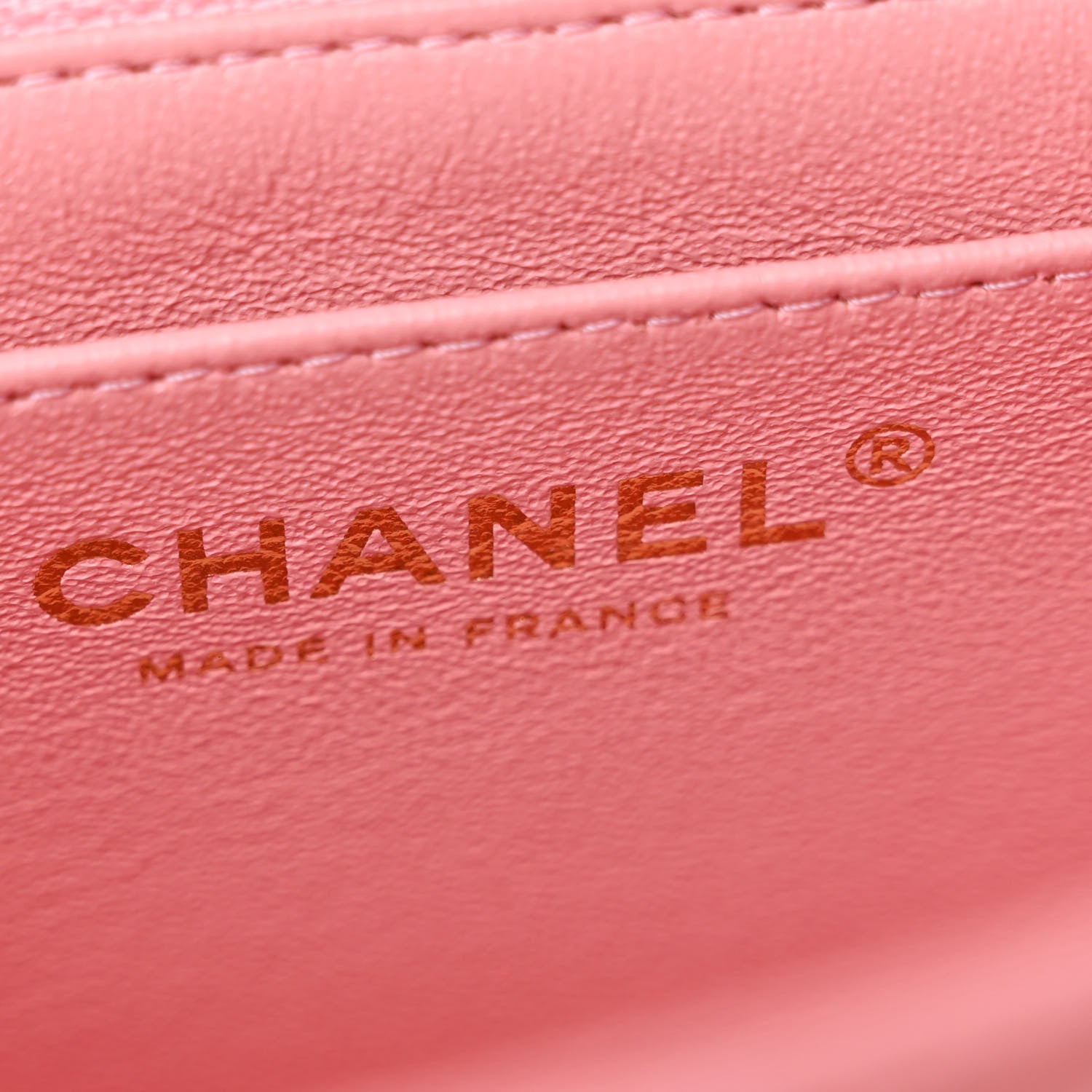 Chanel Lambskin Quilted Mini Square Flap Light Pink 6 of 11