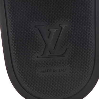 Louis Vuitton Rubber Monogram Mens Waterfront Mules 5 Macassar 7 of 8