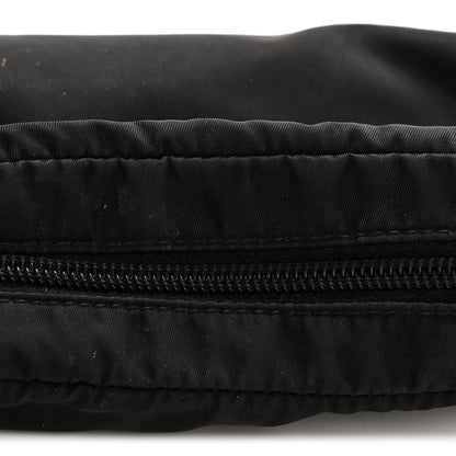 Prada Tessuto Nylon Vela Saffiano Necessaire Wristlet Pouch Black 10 of 10
