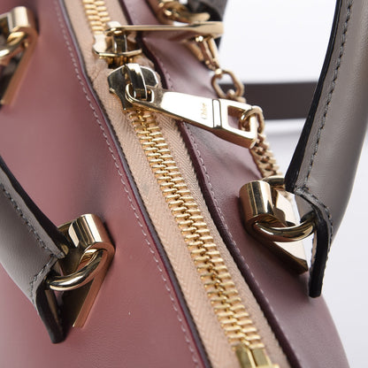 Chloe Smooth Calfskin Mini Baylee Tote Darlington Pink 9 of 10