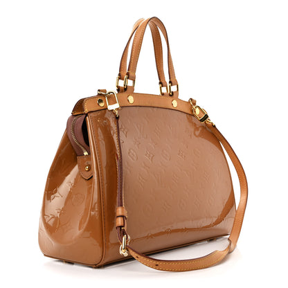 Louis Vuitton Vernis Brea MM Rose Velours 3 of 14