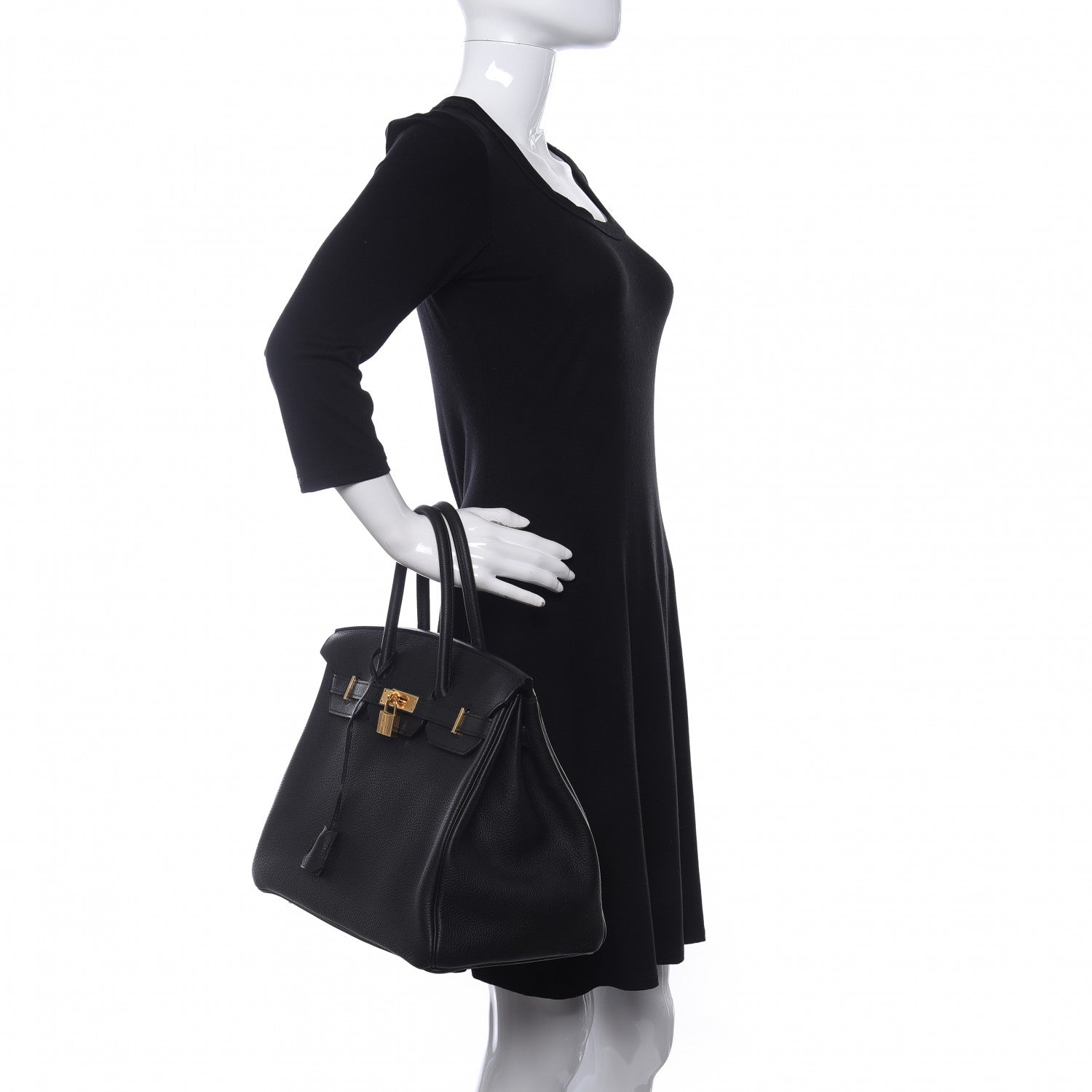 Hermes Togo Birkin 35 Black 2 of 10
