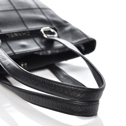 Chanel Caviar Square Stitched Tote Black 28 of 28