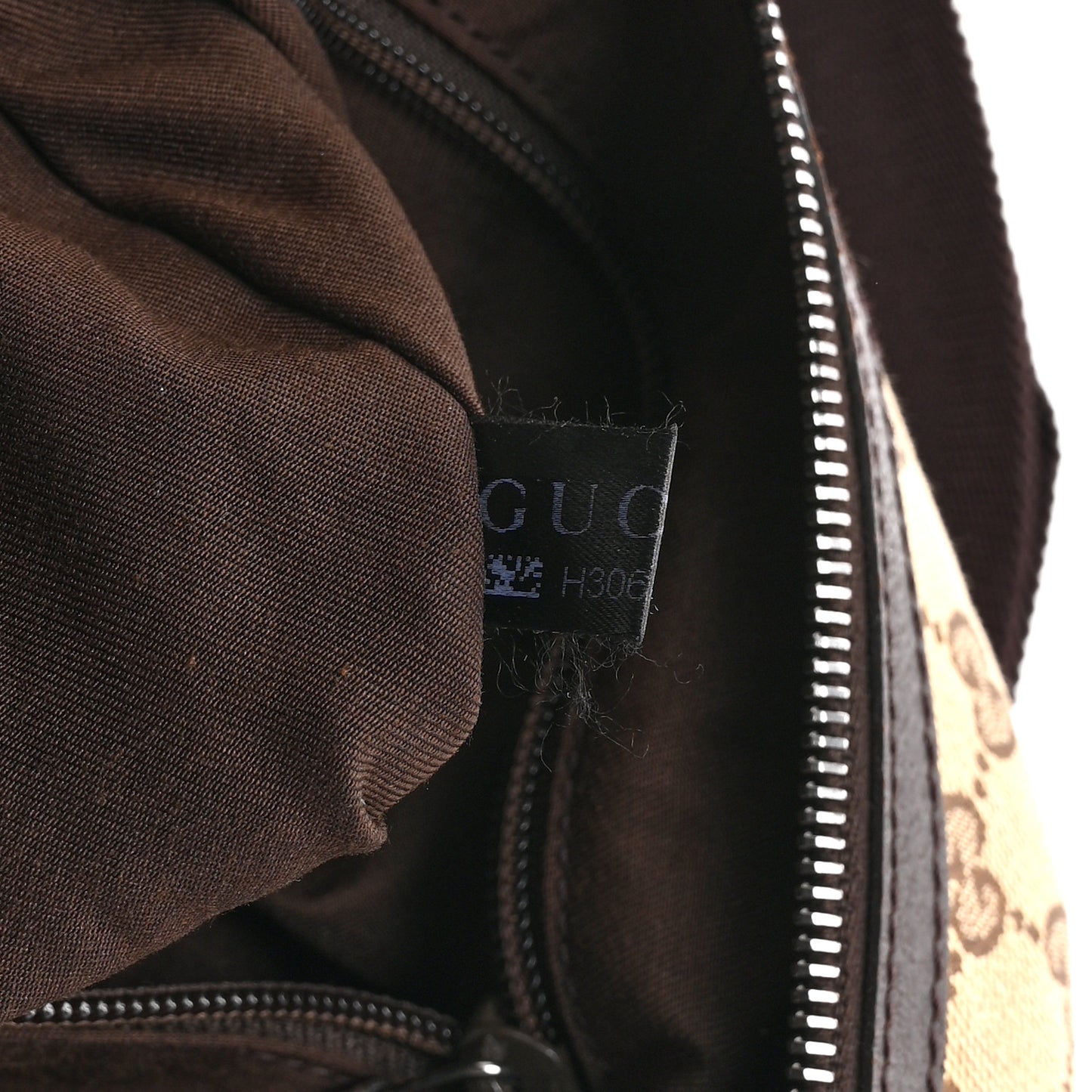 Monogram Medium Half Moon Hobo Dark Brown