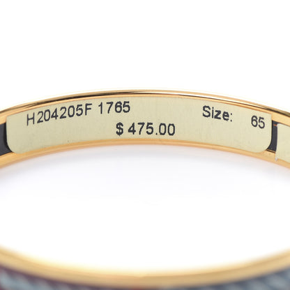 Hermes Enamel Printed Narrow Quadridge Bracelet 65 Art Moderne 5 of 5