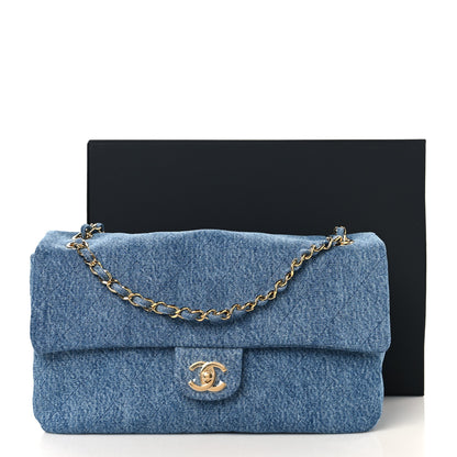Chanel Denim Small Souplissimo Maxi Flap Blue 11 of 11