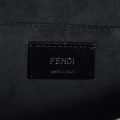 Fendi Calf Hair Crocodile Printed Demi Jour Shoulder Bag Grey 6 of 11