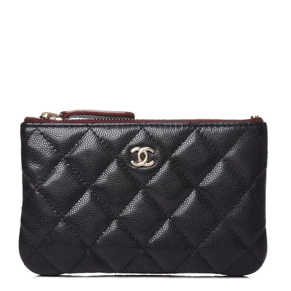 Chanel Caviar Quilted Small Cosmetic Case Black 1 of 7