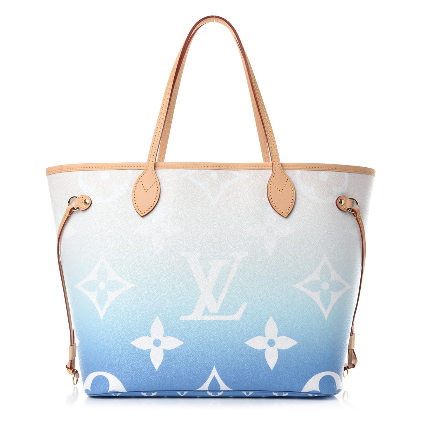Monogram Giant By The Pool Neverfull MM Blue