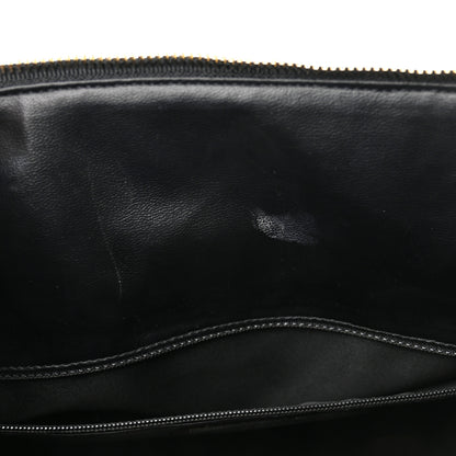 Chanel Calfskin Diamond Stitched Duffle Bag Black 12 of 13