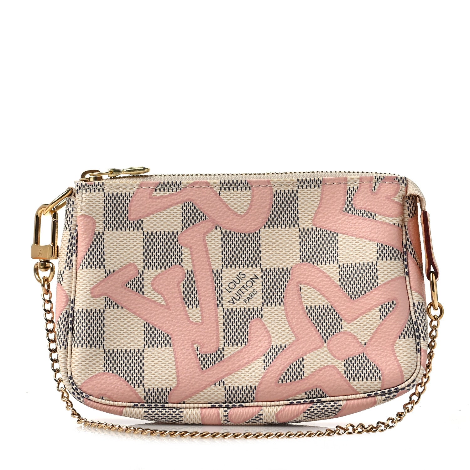 Louis Vuitton Damier Azur Tahitienne Mini Pochette Accessories 1 of 10