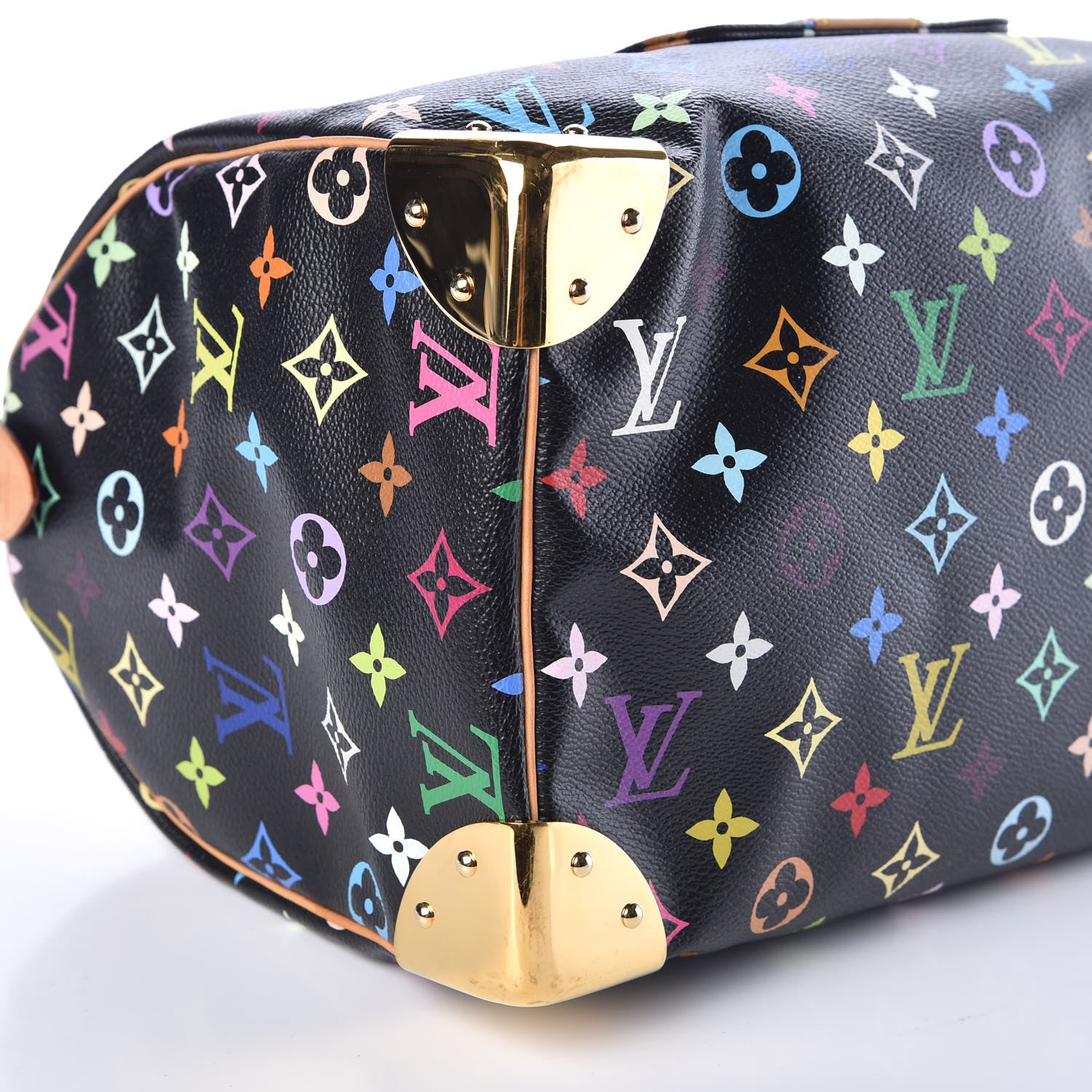 Louis Vuitton Monogram Multicolor Speedy 30 Black 10 of 11
