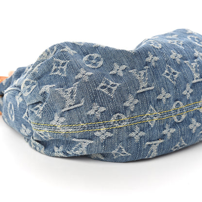 Louis Vuitton Monogram Denim Pleaty Blue 6 of 7