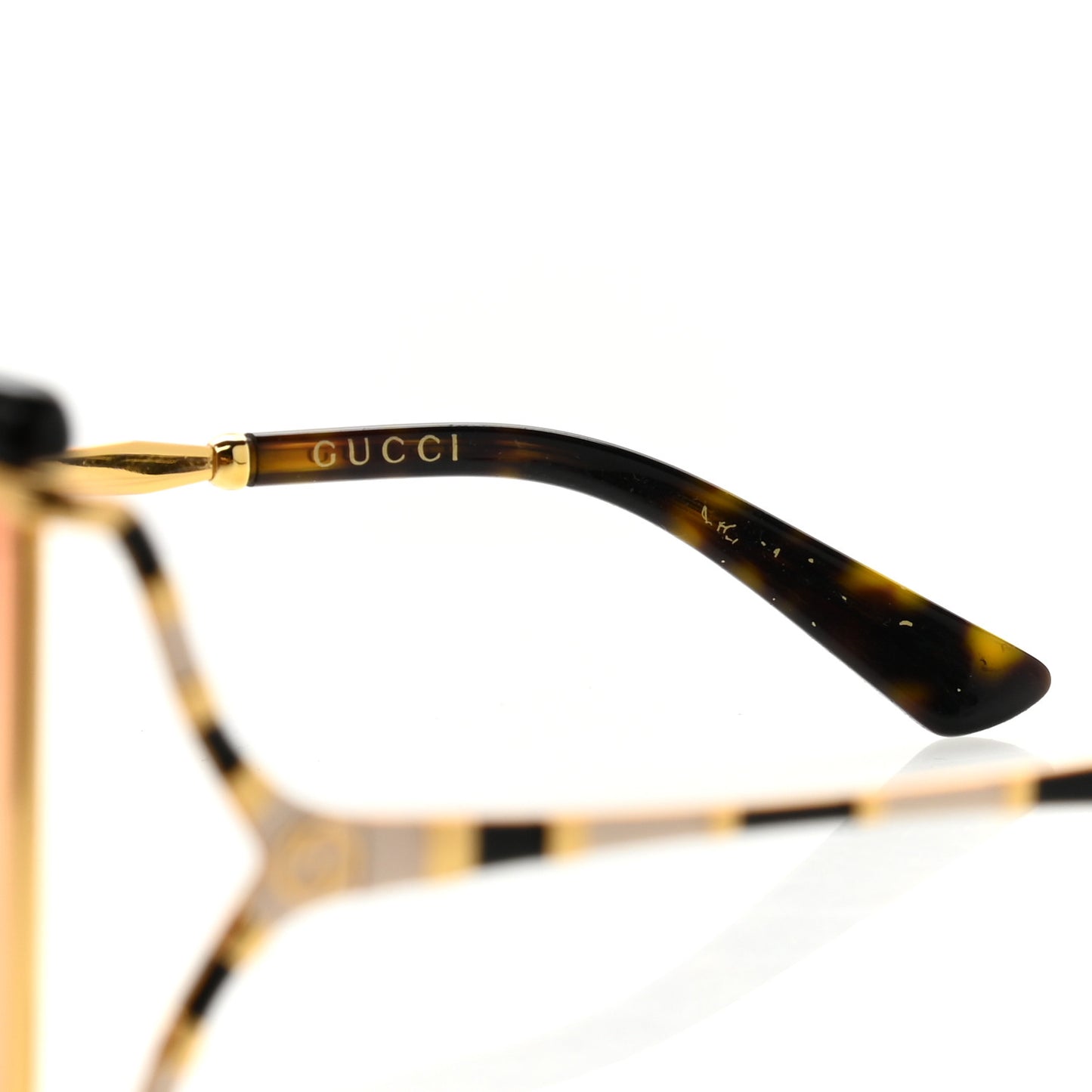 Square Metal Glasses GG0592S Tortoise