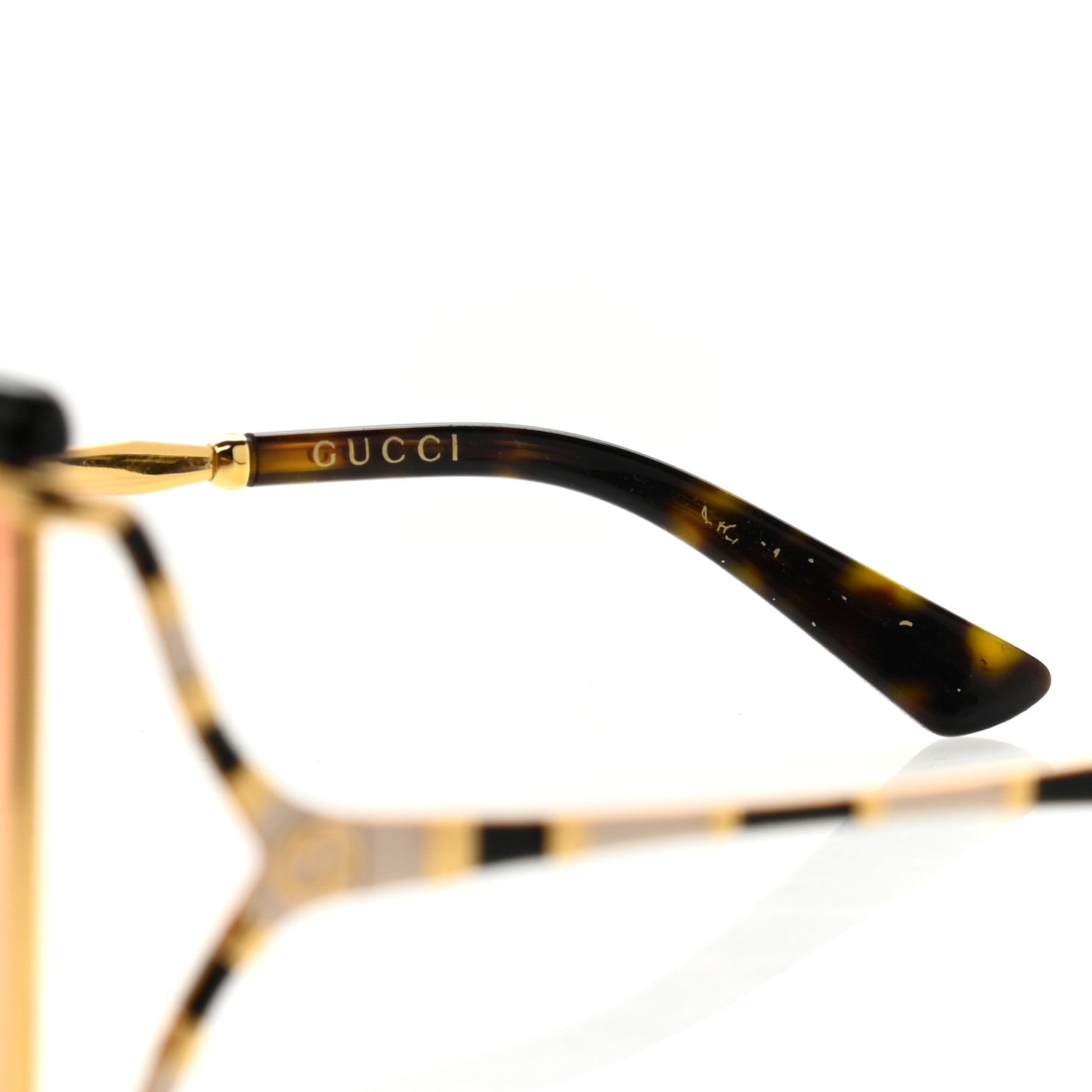 Gucci Square Metal Glasses GG0592S Tortoise 6 of 8