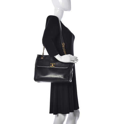 Chanel Lambskin Flap Shoulder Bag Black 2 of 10