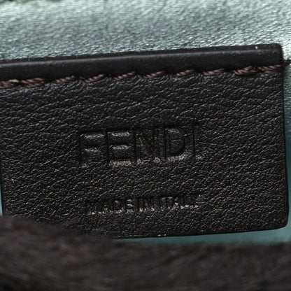 Fendi Calf Hair Cow Print Phone Baguette Black White 6 of 12
