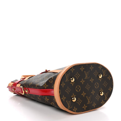 Louis Vuitton Monogram Crocodile Neo Bucket Rubis 4 of 9